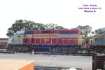 Three GP 38s visible in the yard